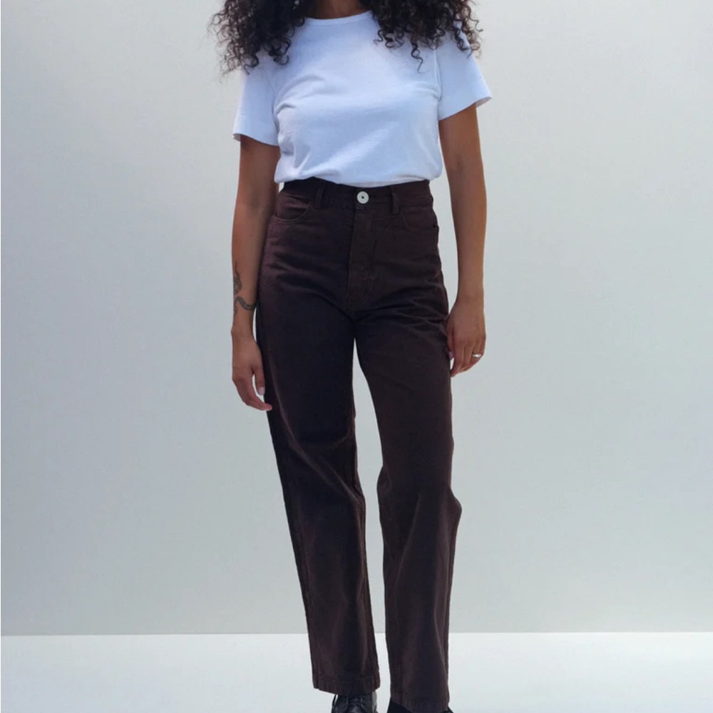 Jesse Kamm Handy Pant - Raisin color Size 6 Like New!